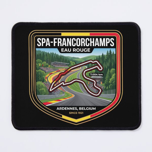 Item preview, Spa-Francorchamps Circuit Bucket List For Motorsport Enthusiasts designed and sold by enzoade.