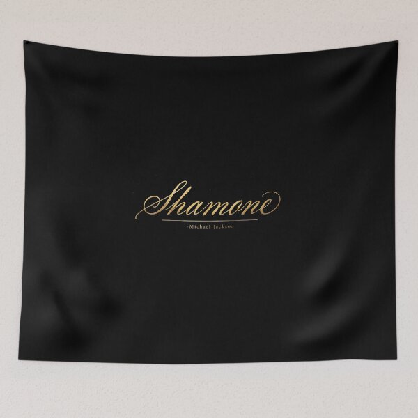 Item preview, Shamone Michael Jackson Pop Culture Quote designed and sold by Enea Kelo.