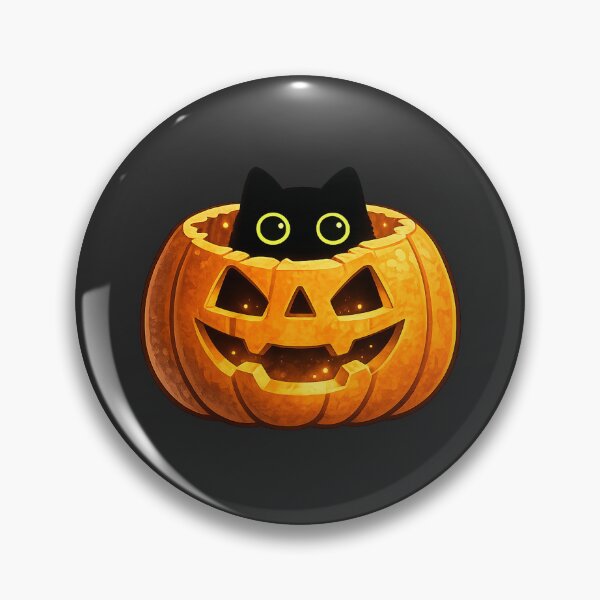 Item preview, Cute Black Cat Pumpkin — Peek A Boo designed and sold by Dream Machine.