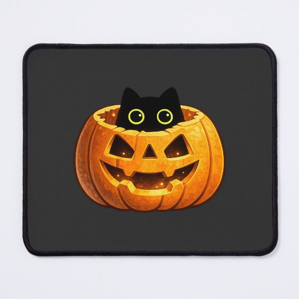 Item preview, Cute Black Cat Pumpkin — Peek A Boo designed and sold by Dream Machine.