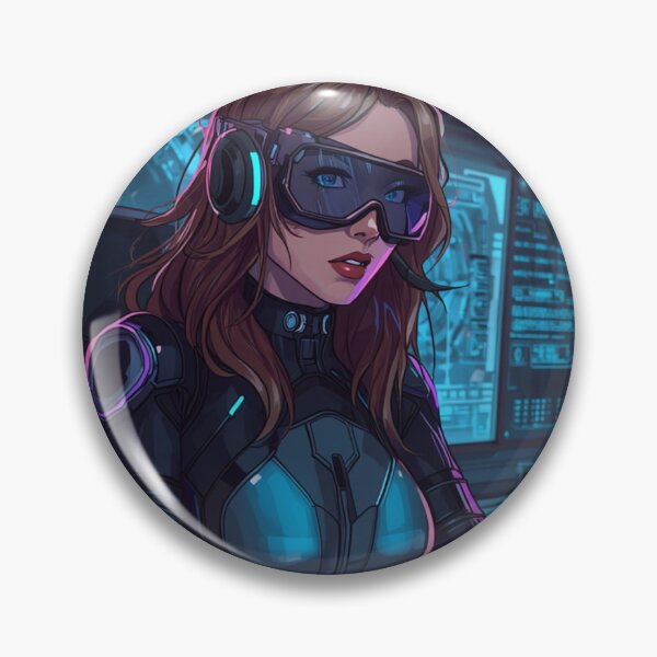 Item preview, Cyberpunk woman designed and sold by Ricewantstea.