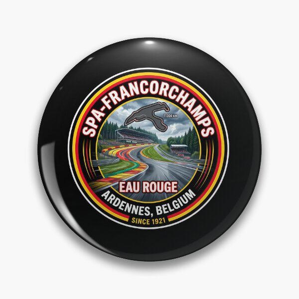 Item preview, Spa-Francorchamps Circuit Iconic Formula Racing Destination designed and sold by enzoade.