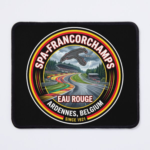 Item preview, Spa-Francorchamps Circuit Iconic Formula Racing Destination designed and sold by enzoade.