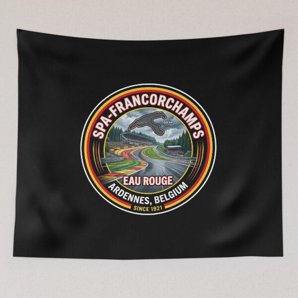 Item preview, Spa-Francorchamps Circuit Iconic Formula Racing Destination designed and sold by enzoade.