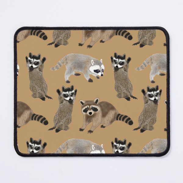 Item preview, Cute Baby Raccoons Party with Brown Woodland Background | Adorable Animal Babies Design designed and sold by yashiki.