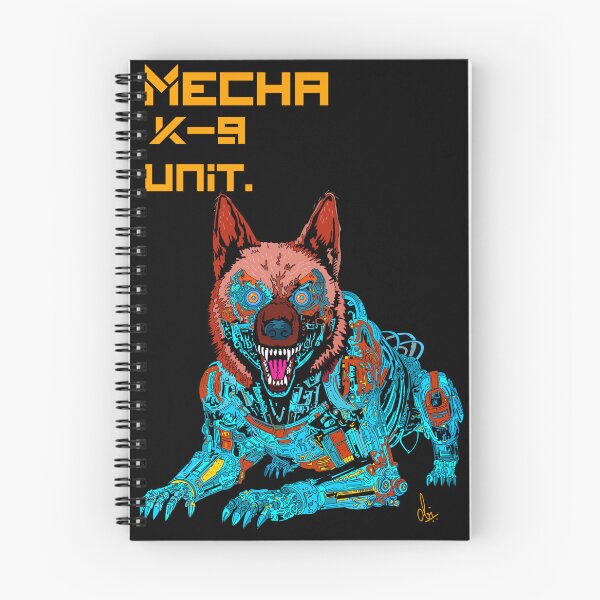 Item preview, Super detailed K9 bio mech unit designed and sold by givememytees.