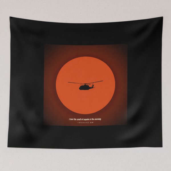 Item preview, Apocalypse Now Helicopter Orange Sun Cinema Graphic designed and sold by Enea Kelo.
