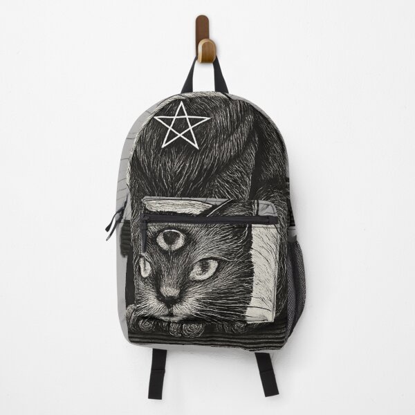 Item preview, Copy of Copy of Black Cat Moon Celestial Witchy Aesthetic Gothic Cat Design Sticker & T-Shirt designed and sold by Cat-astrophes.