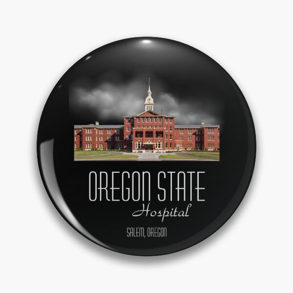 Artikelvorschau, Heldengrafik des Oregon State Hospital (Salem, Oregon). entworfen und verkauft von GhostlyWorld.