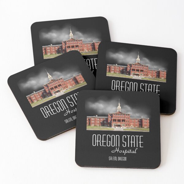 Artikelvorschau, Heldengrafik des Oregon State Hospital (Salem, Oregon). entworfen und verkauft von GhostlyWorld.
