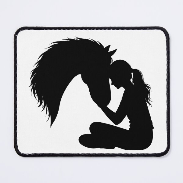 Item preview, Horse Portrait with Female Rider designed and sold by OTSC.
