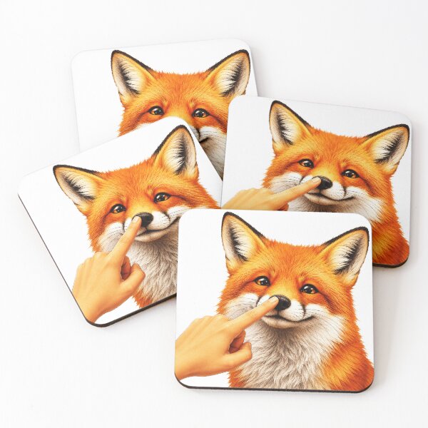 Item preview, ⭐ BOOP THE SNOOT COLLECTION ⭐ – RED FOX – Every Snoot Deserves a Boop designed and sold by WheelieGdArt.