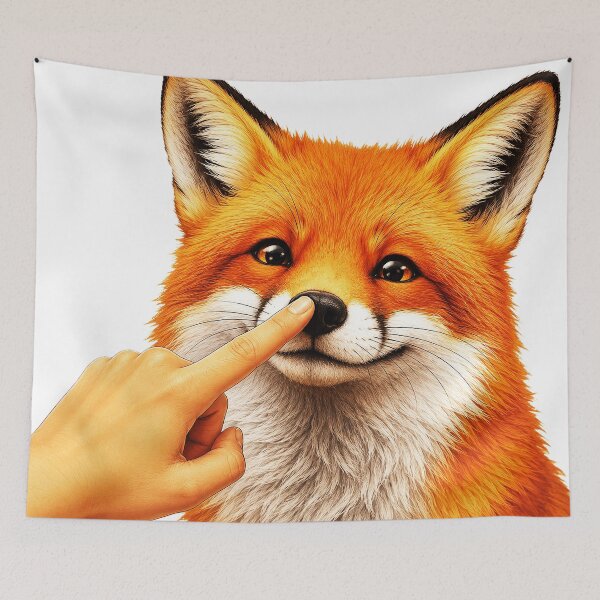 Item preview, ⭐ BOOP THE SNOOT COLLECTION ⭐ – RED FOX – Every Snoot Deserves a Boop designed and sold by WheelieGdArt.