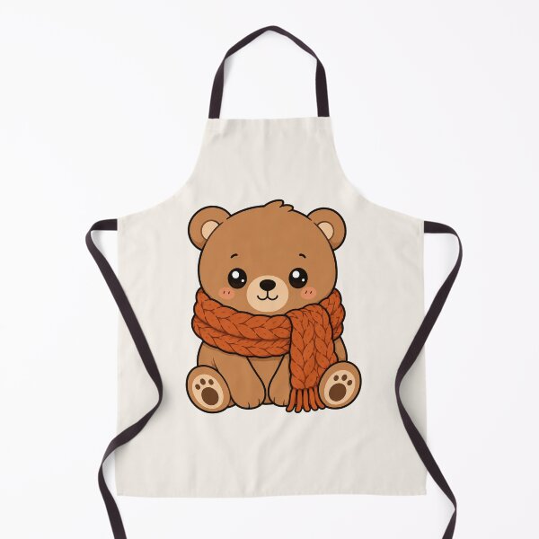 Item preview, Cute Teddy Bear Cozy Scarf Winter Vibes designed and sold by Seculinator.