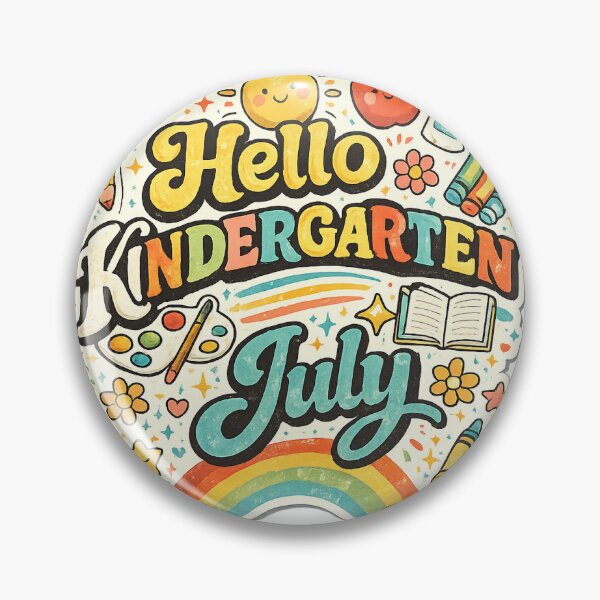 Item preview,  Retro Hello Kindergarten Shirt Design designed and sold by PopUpFashion.