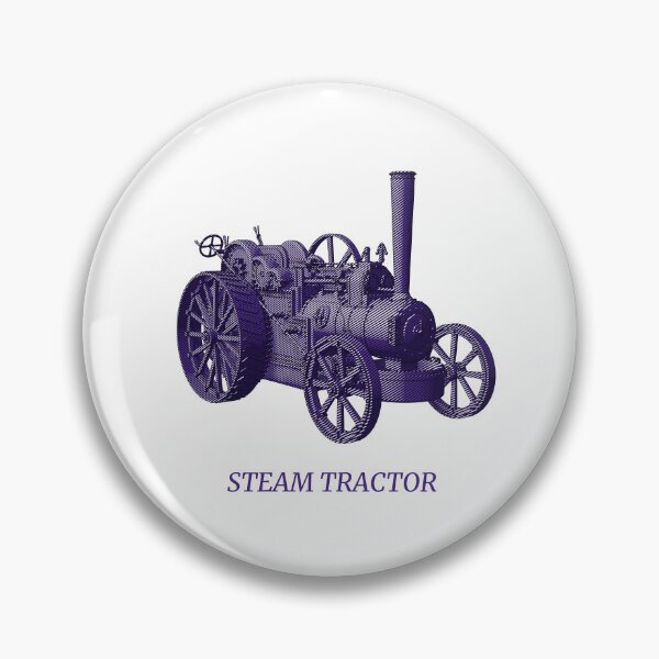 Aperçu de l'œuvre Tracteur à vapeur | Illustration technique vintage Poste créée et vendue par brucebrazil.
