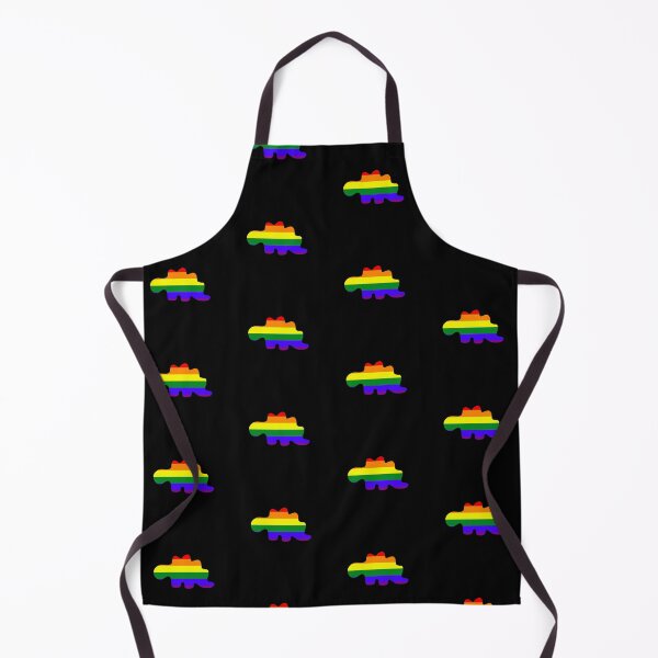 Item preview, rainbow pride Dino nuggie stegosaur  designed and sold by Meowmeow996.