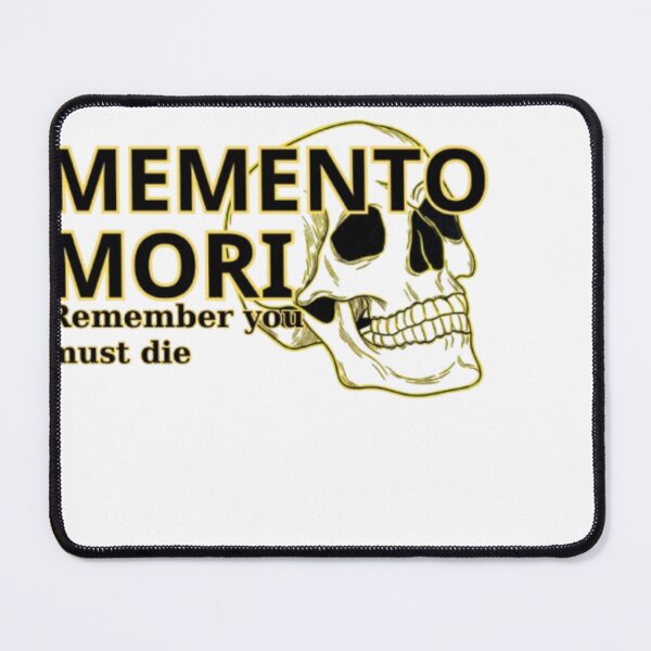 Item preview, Memento Mori Stoic Philosophy Skull Definition Back Print designed and sold by Mourest.