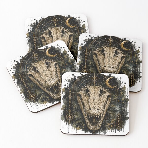 Item preview, Cosmic Crocodile Skull Celestial Night designed and sold by PatternFly.