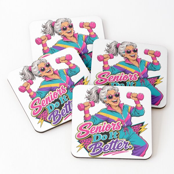 Item preview, Seniors Do It Better – Funny Fitness Grandma designed and sold by Quirky Gaps.