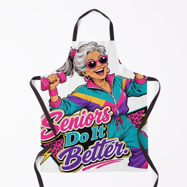 Item preview, Seniors Do It Better – Funny Fitness Grandma designed and sold by Quirky Gaps.