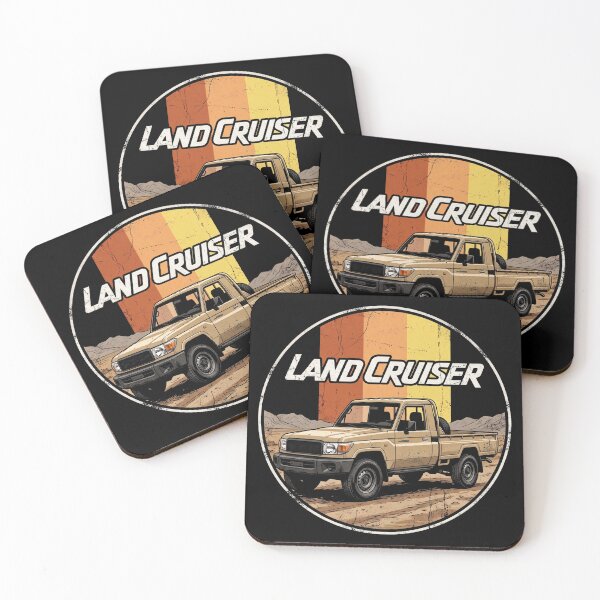 Item preview, Land Cruiser 70 Series Retro Style Pick Up Truck 4x4 Off-Road Tan designed and sold by Off-Road-Zone.