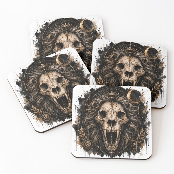 Item preview, Cosmic Lion Skull Celestial Night designed and sold by PatternFly.