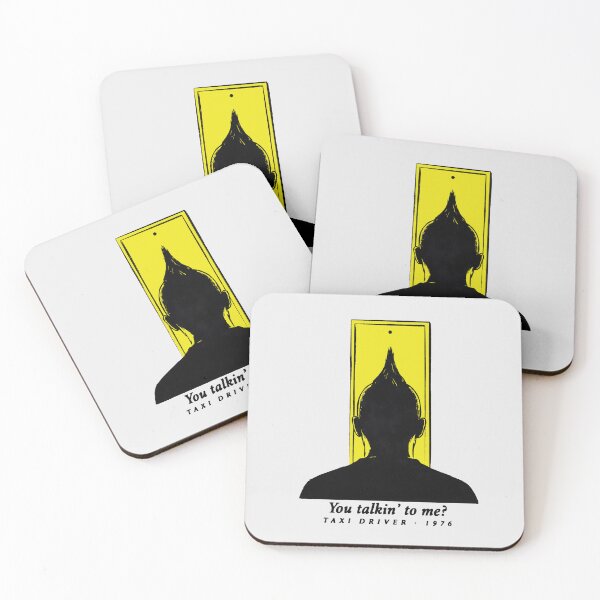 Item preview, Taxi Driver You Talkin To Me - Silhouette Film Poster designed and sold by Enea Kelo.