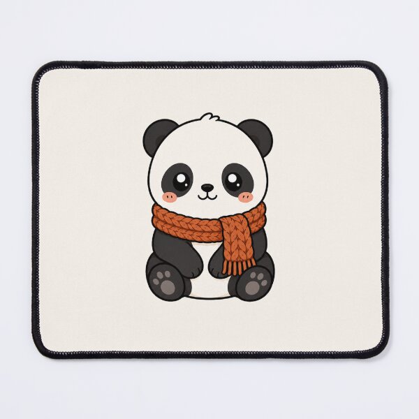 Item preview, Cute Panda Cozy Scarf Winter Autumn Vibe designed and sold by Seculinator.