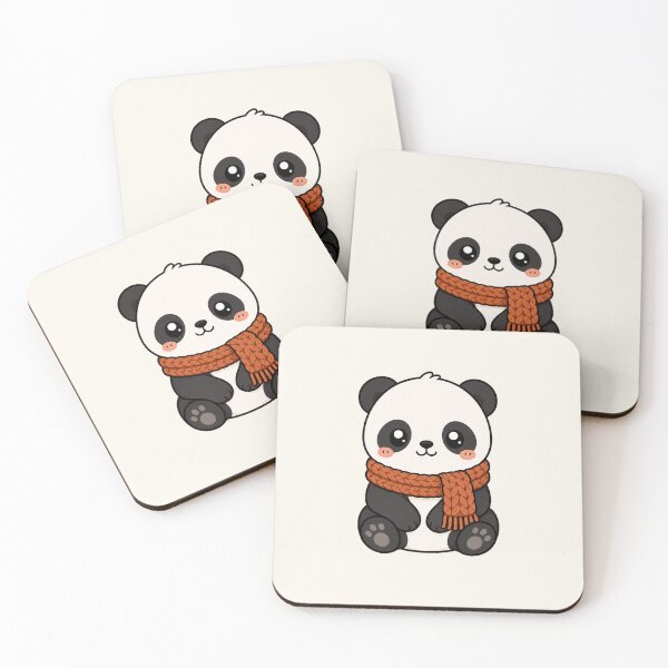 Item preview, Cute Panda Cozy Scarf Winter Autumn Vibe designed and sold by Seculinator.