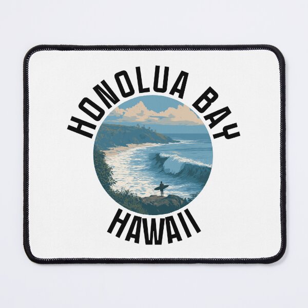 Item preview, Honolua Bay – Hawaii (with Black Lettering) designed and sold by VelvetRoom.