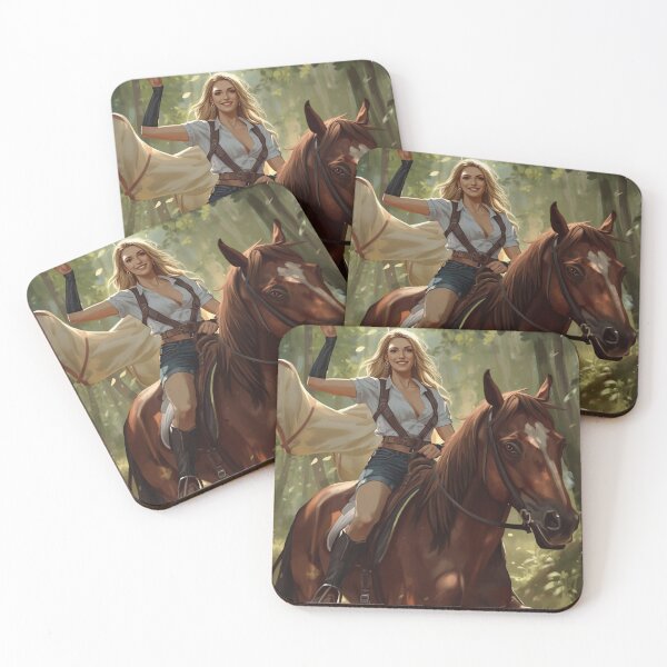 Item preview, Woman on a horse designed and sold by Ricewantstea.