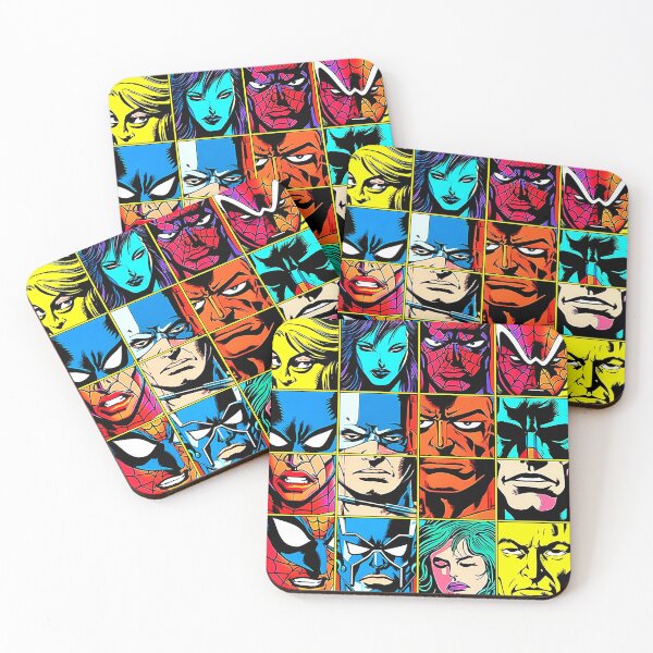 Item preview, Collection Of Super Heroes Comic Book Pop Art designed and sold by DEC02.