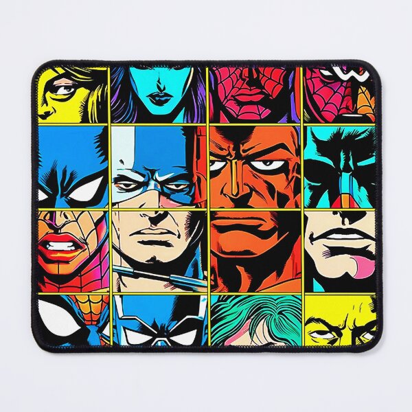 Item preview, Collection Of Super Heroes Comic Book Pop Art designed and sold by DEC02.