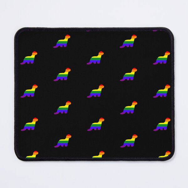 Item preview, rainbow pride Dino nuggie apatasaur  designed and sold by Meowmeow996.