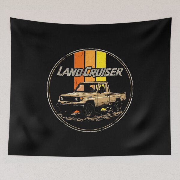 Item preview, Land Cruiser 70 Series Vintage Style Pick Up Truck 4x4 Off-Road Tan designed and sold by Off-Road-Zone.