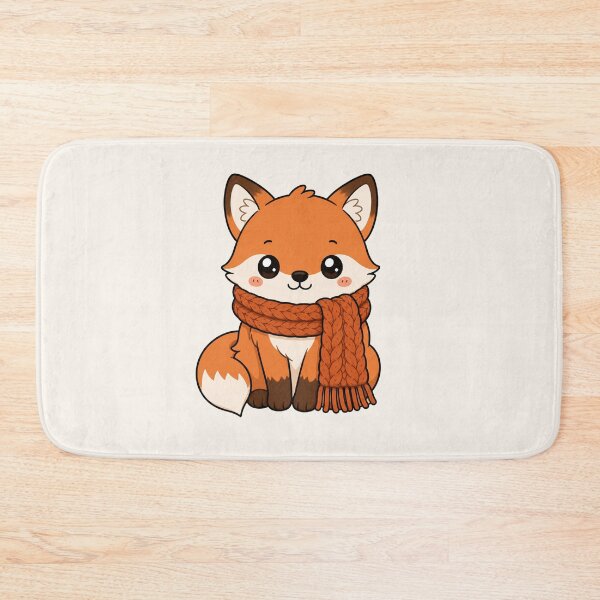 Item preview, Cute Fox Cozy Scarf Winter Autumn Vibe designed and sold by Seculinator.