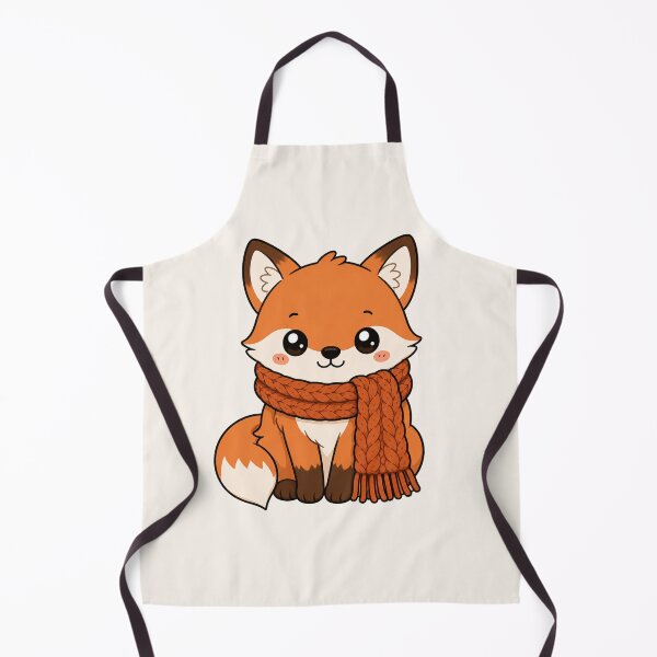 Item preview, Cute Fox Cozy Scarf Winter Autumn Vibe designed and sold by Seculinator.