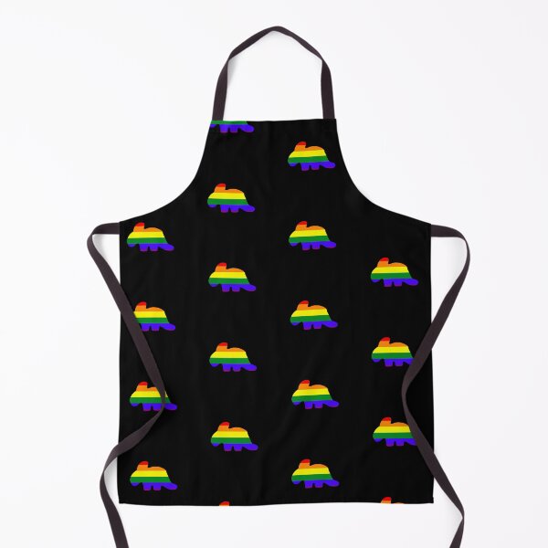 Item preview, rainbow pride Dino nuggie triceratops designed and sold by Meowmeow996.