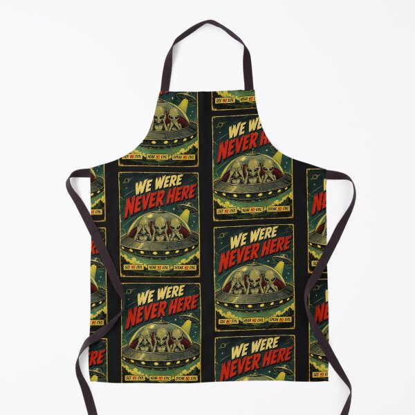 Item preview, Retro Sci Fi UFO Three Wise Aliens Poster designed and sold by Genius Geek.