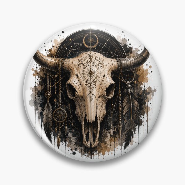 Item preview, Cosmic Cow Skull Celestial Night designed and sold by PatternFly.