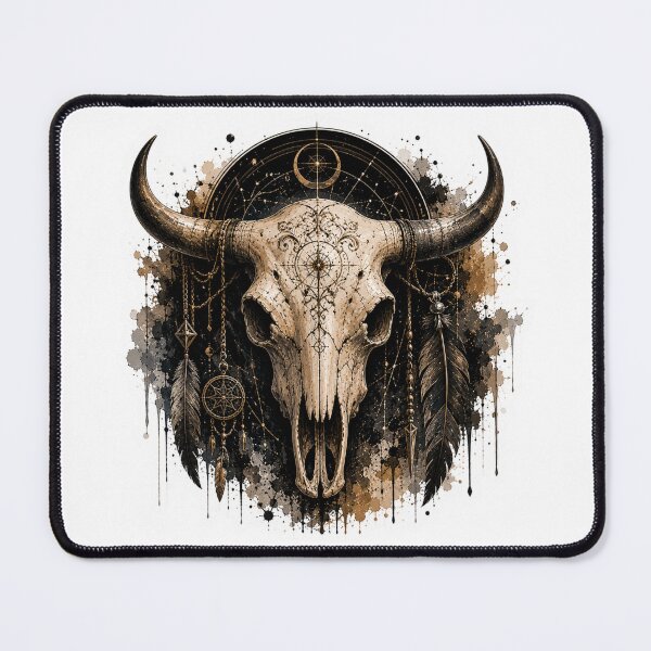 Item preview, Cosmic Cow Skull Celestial Night designed and sold by PatternFly.