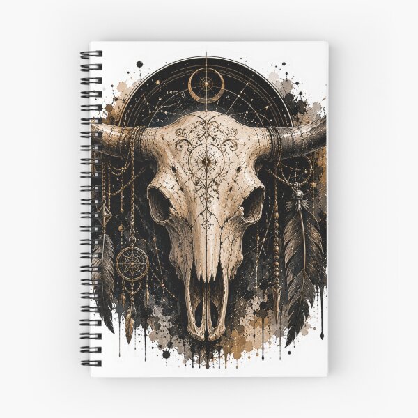 Item preview, Cosmic Cow Skull Celestial Night designed and sold by PatternFly.