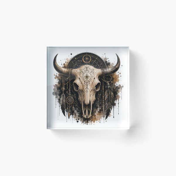 Item preview, Cosmic Cow Skull Celestial Night designed and sold by PatternFly.