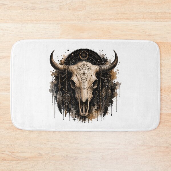 Item preview, Cosmic Cow Skull Celestial Night designed and sold by PatternFly.