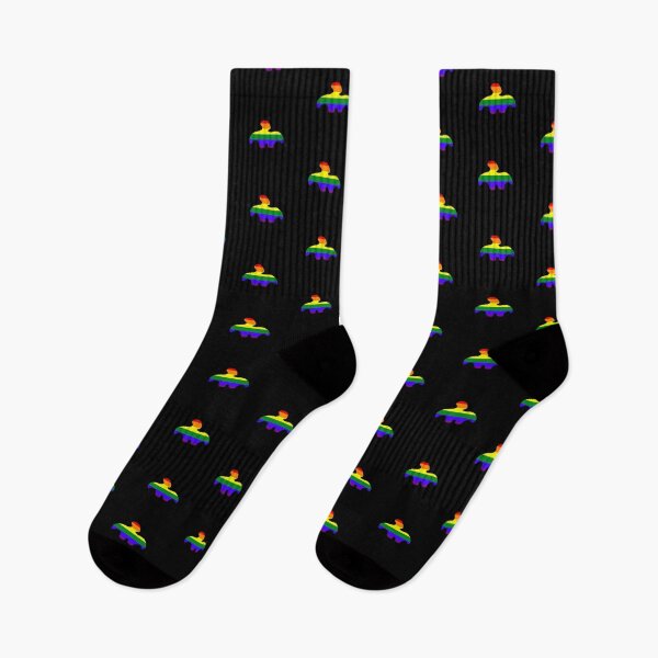 Item preview,   rainbow pride Dino nuggie pterodactyl  designed and sold by Meowmeow996.