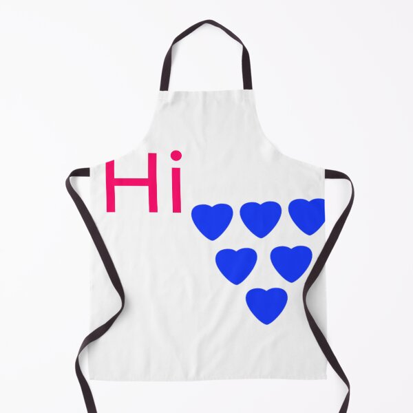 Item preview, Cute Hi with blue heart designed and sold by AWADHESH CHAURASIA.