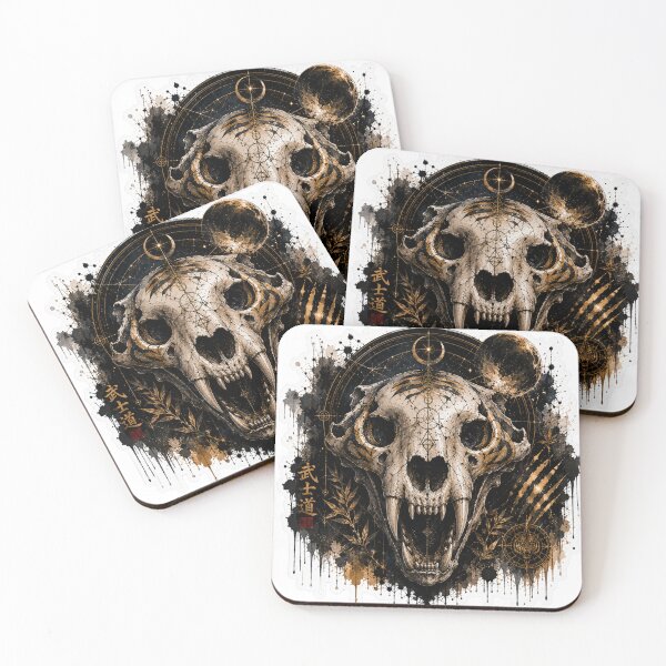 Item preview, Cosmic tiger Skull Celestial Night designed and sold by PatternFly.