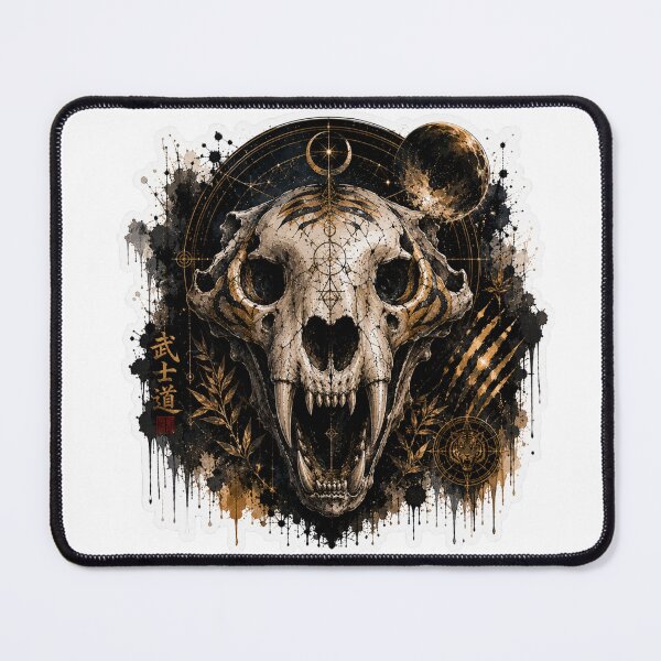 Item preview, Cosmic tiger Skull Celestial Night designed and sold by PatternFly.