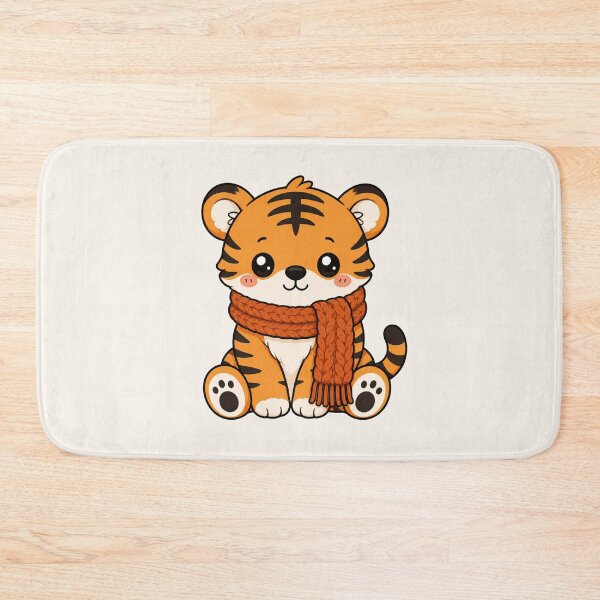 Item preview, Cute Tiger Cozy Scarf Winter Autumn Vibe designed and sold by Seculinator.